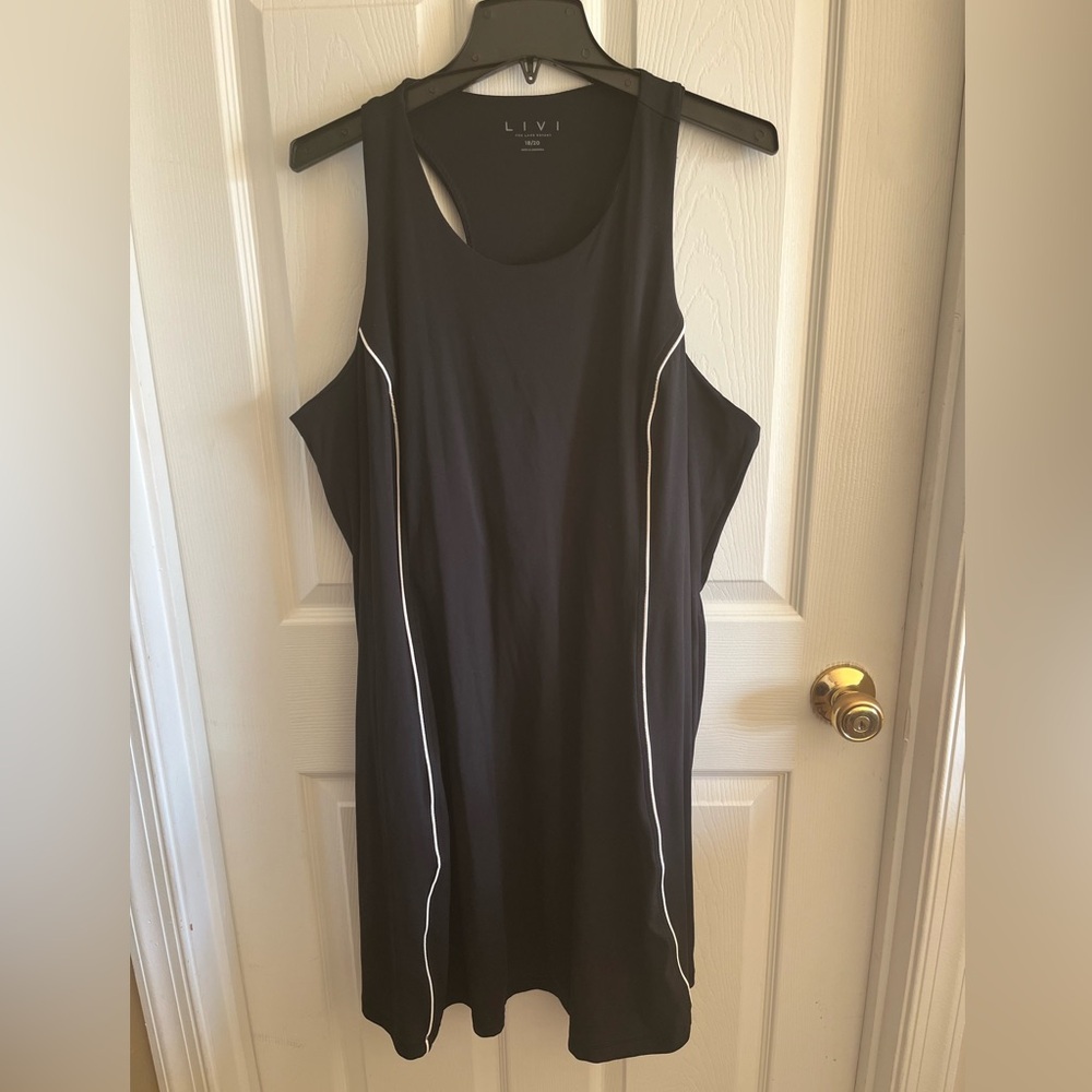 GUC Women’s LIVI Lane Bryant Black and White Tennis Dress size 18/20